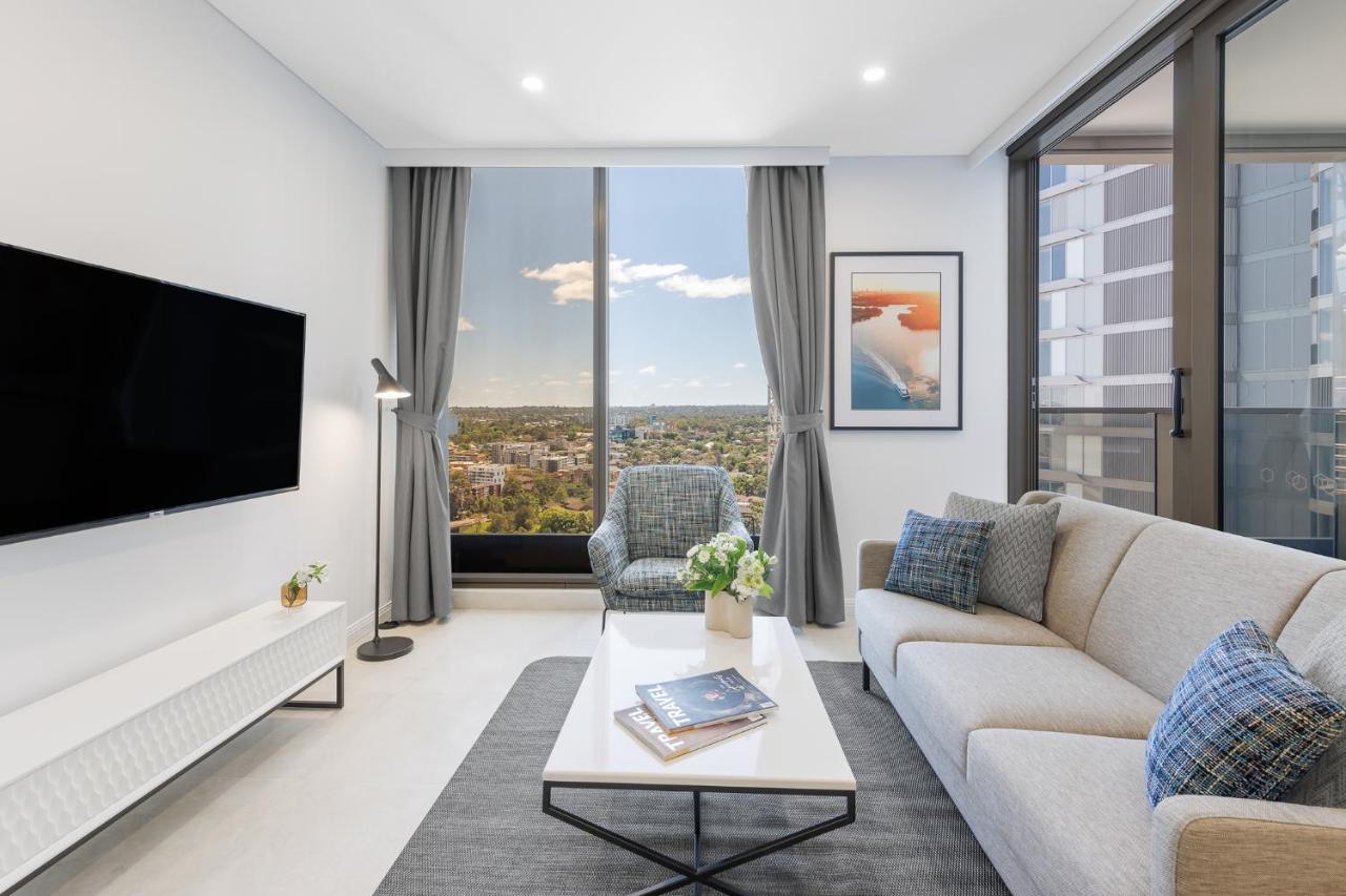Meriton Suites George Street, Parramatta Sydney Bagian luar foto