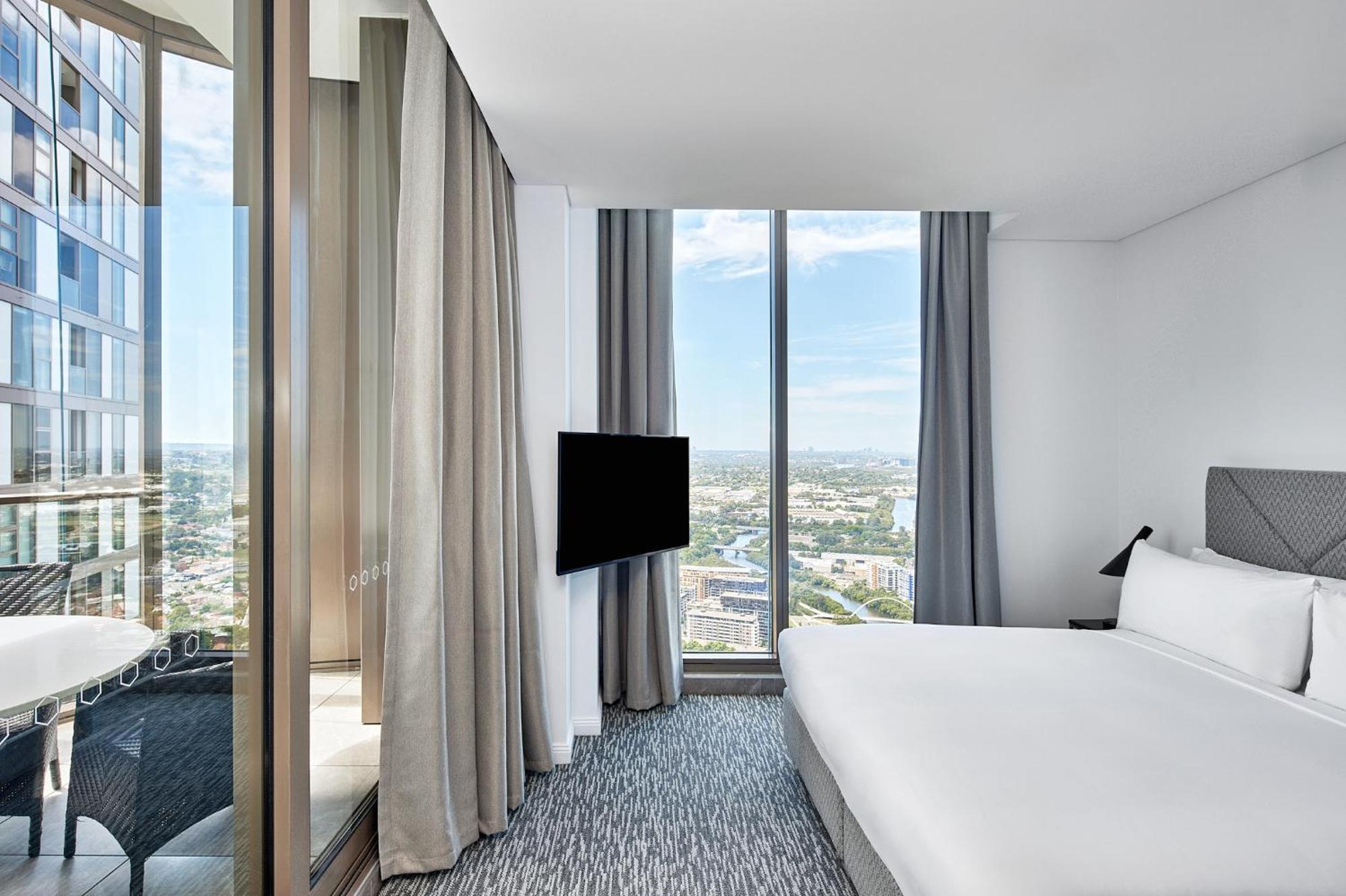 Meriton Suites George Street, Parramatta Sydney Bagian luar foto