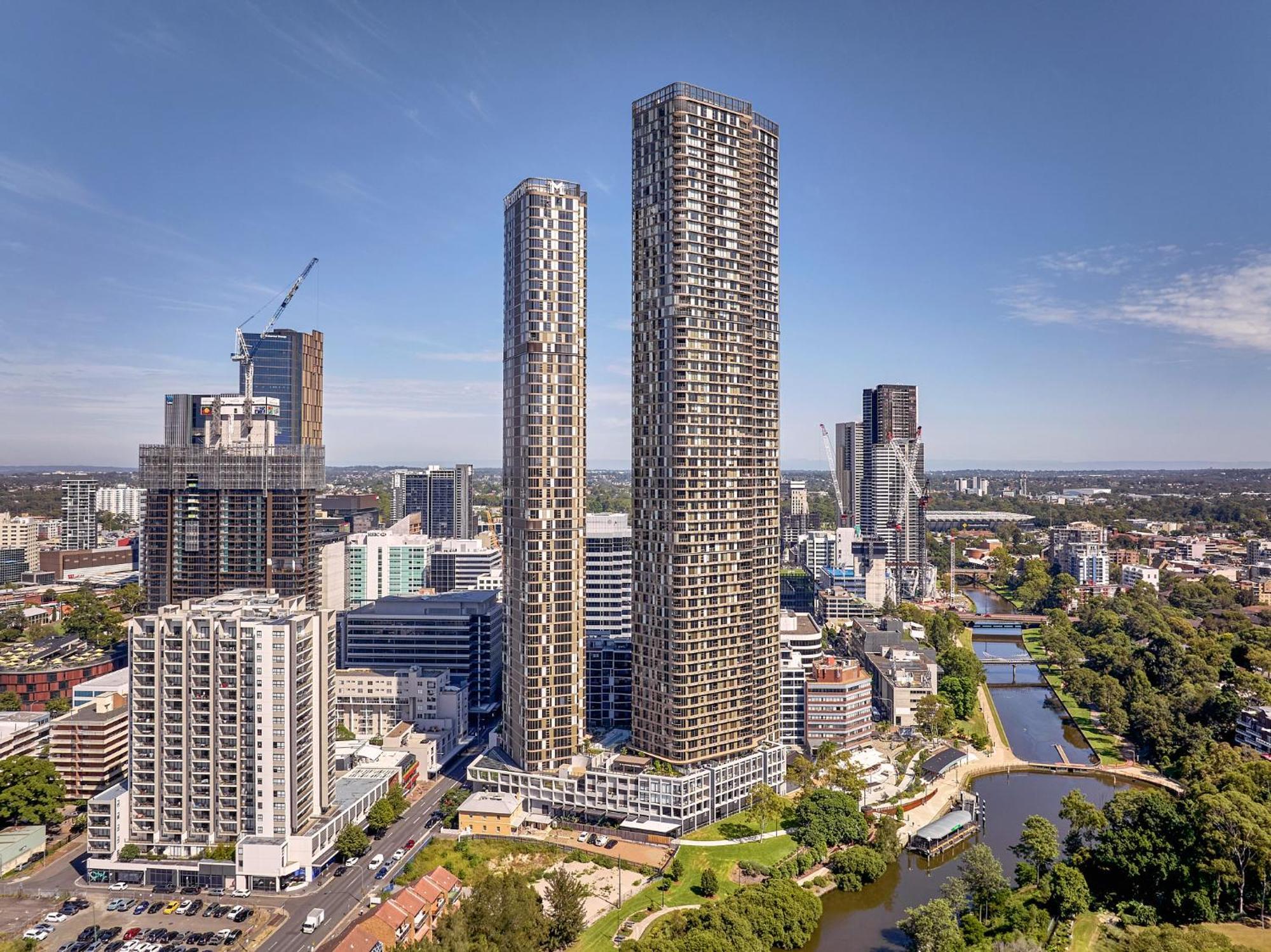 Meriton Suites George Street, Parramatta Sydney Bagian luar foto