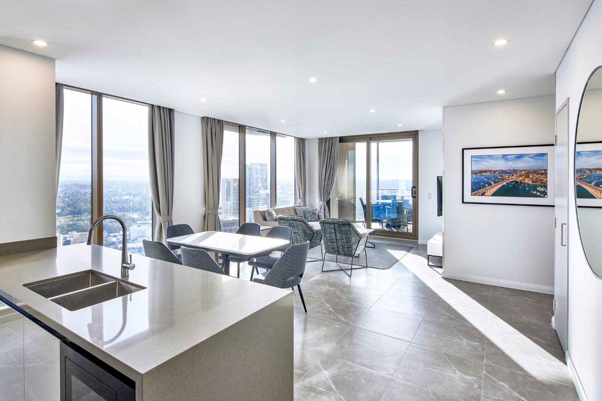 Meriton Suites George Street, Parramatta Sydney Bagian luar foto