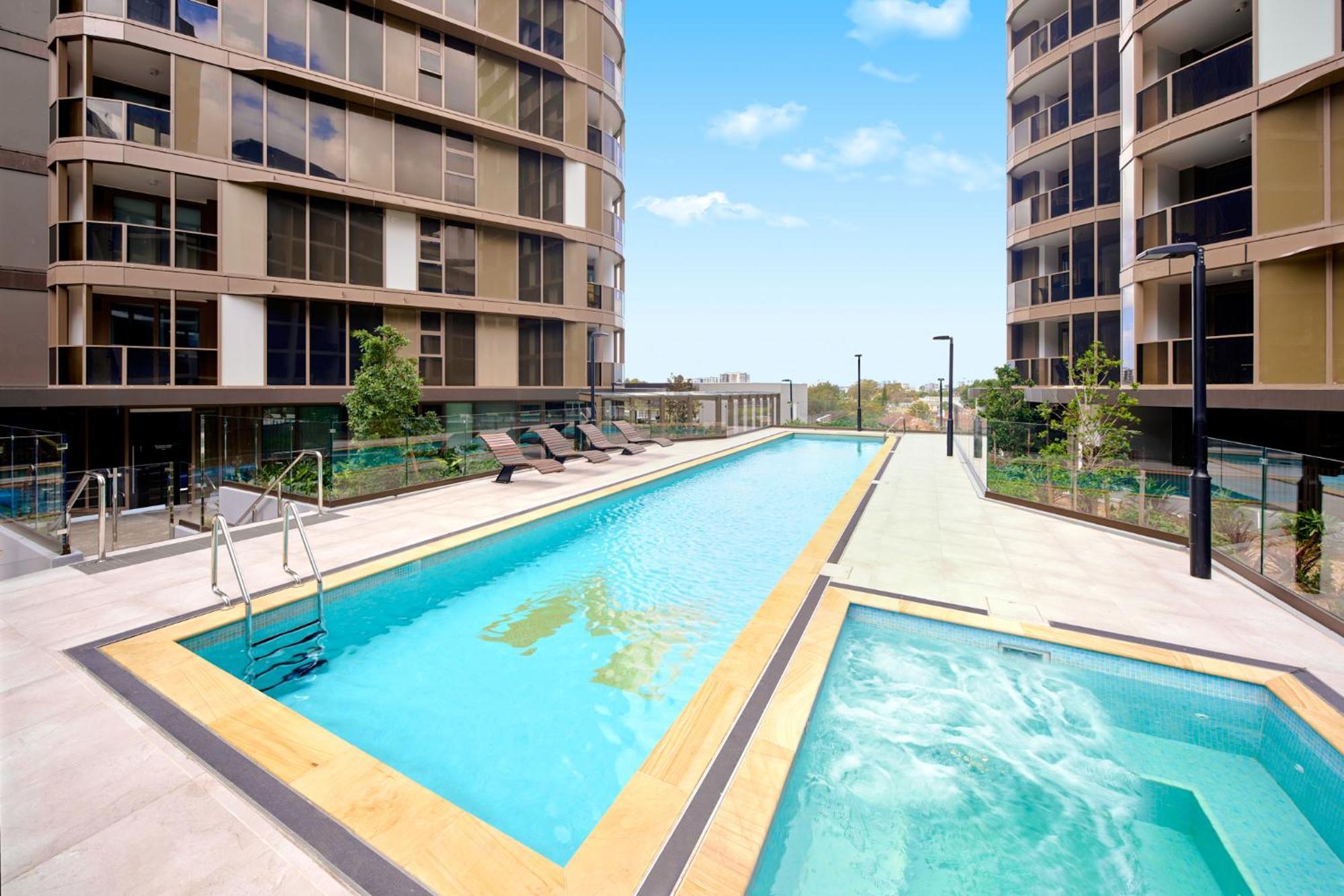 Meriton Suites George Street, Parramatta Sydney Bagian luar foto